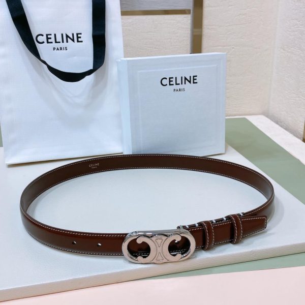 réplica,joyas,joyería,1:1,replica,fake,lujo,barato Cinturón Celine mediano TRIOMPHE TAURILLON