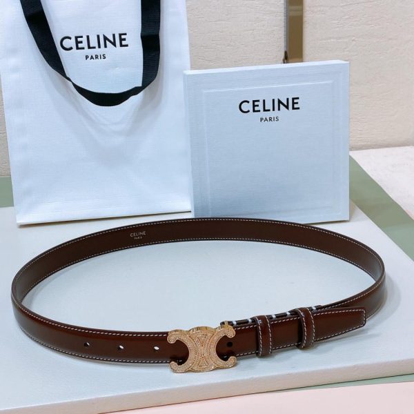 réplica,joyas,joyería,1:1,replica,fake,lujo,barato Cinturón Celine mediano TRIOMPHE TAURILLON