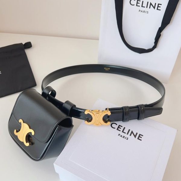 réplica,joyas,joyería,1:1,replica,fake,lujo,barato riñonera Celine mini