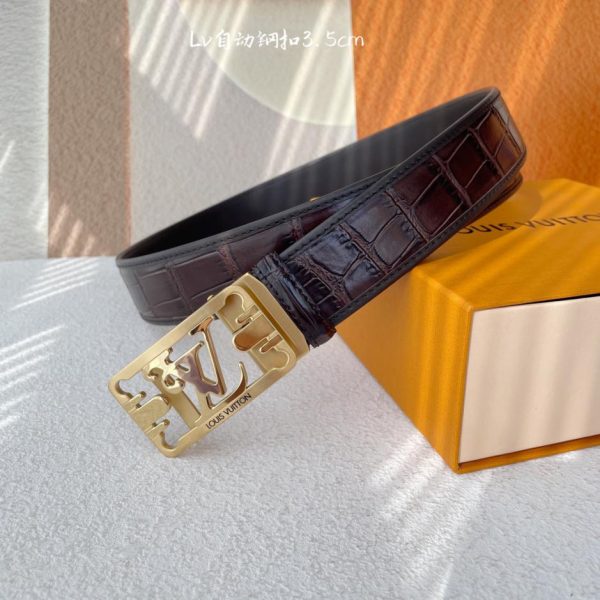 réplica,joyas,joyería,1:1,replica,fake,lujo,barato LOUIS VUITTON new imported calfskin width 3.5