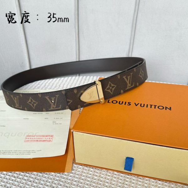 réplica,joyas,joyería,1:1,replica,fake,lujo,barato LOUIS VUITTON women’s boutique belt width 35