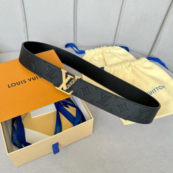 réplica,joyas,joyería,1:1,replica,fake,lujo,barato LOUIS VUITTON OEiI double-sided belt width 4.0