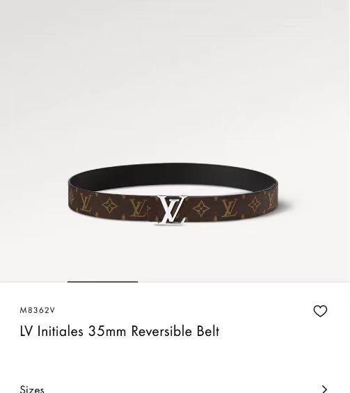 réplica,joyas,joyería,1:1,replica,fake,lujo,barato LOUIS VUITTON 3.5 width double sided