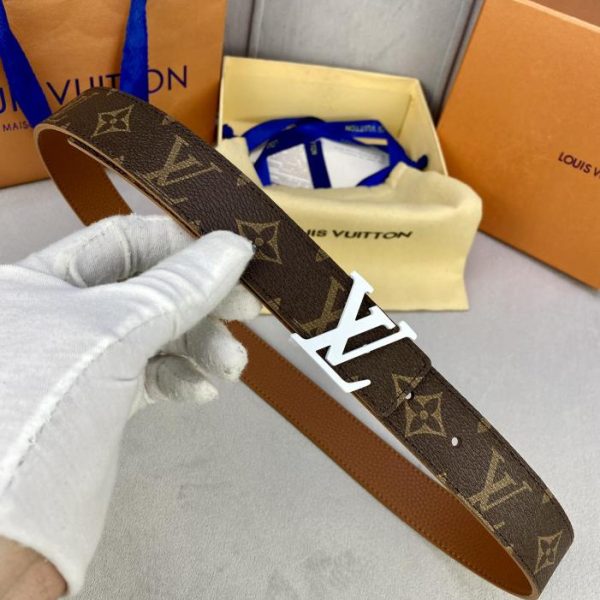 réplica,joyas,joyería,1:1,replica,fake,lujo,barato LOUIS VUITTON double-sided belt width 3.0