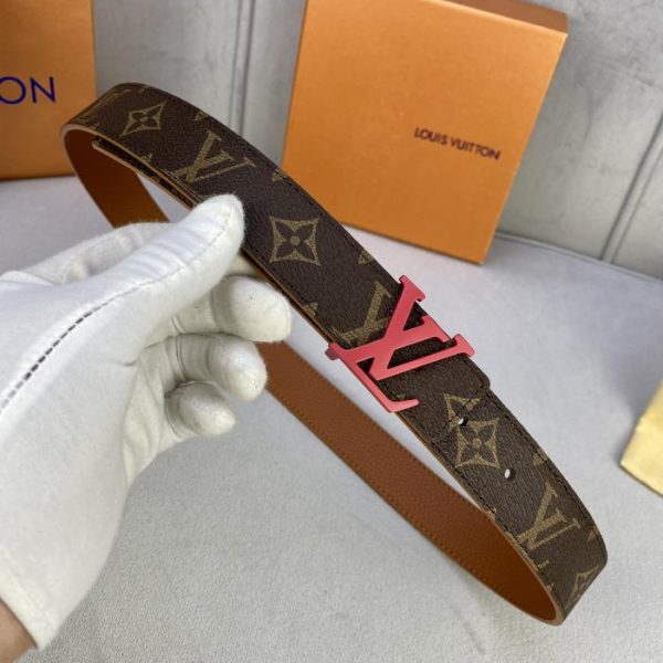 réplica,joyas,joyería,1:1,replica,fake,lujo,barato LOUIS VUITTON double-sided belt width 3.0
