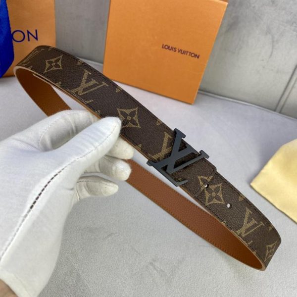 réplica,joyas,joyería,1:1,replica,fake,lujo,barato LOUIS VUITTON double-sided belt width 3.0