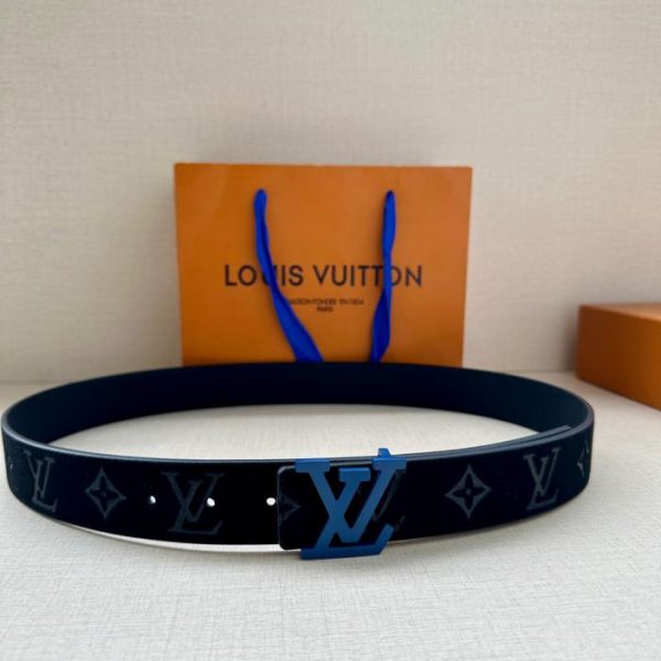 réplica,joyas,joyería,1:1,replica,fake,lujo,barato LOUIS VUITTON 3.4 wide double-sided belt