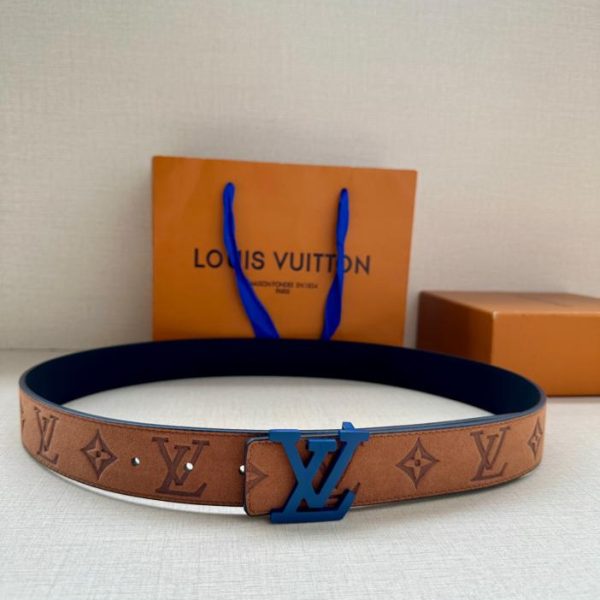 réplica,joyas,joyería,1:1,replica,fake,lujo,barato LOUIS VUITTON 3.4 wide double-sided belt