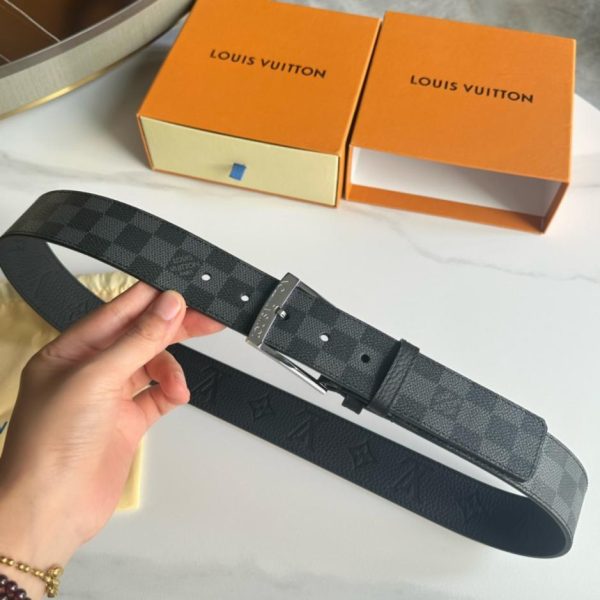 réplica,joyas,joyería,1:1,replica,fake,lujo,barato LOUIS VUITTON OEiI double-sided belt width 4.0