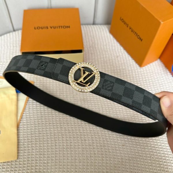 réplica,joyas,joyería,1:1,replica,fake,lujo,barato LOUIS VUITTON women’s boutique belt width 35