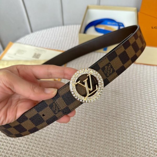 réplica,joyas,joyería,1:1,replica,fake,lujo,barato LOUIS VUITTON Men’s Water Corrugated Belt Width 40mm