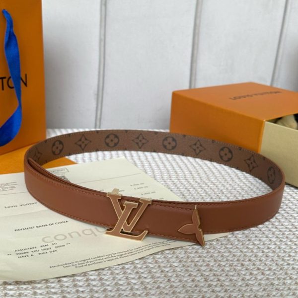 réplica,joyas,joyería,1:1,replica,fake,lujo,barato LOUIS VUITTON Special Limited Edition Women’s Belt Width 3.0