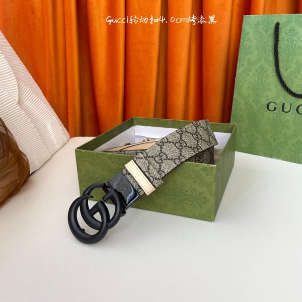 réplica,joyas,joyería,1:1,replica,fake,lujo,barato Gucci nuevo cinturón estampado de pvc