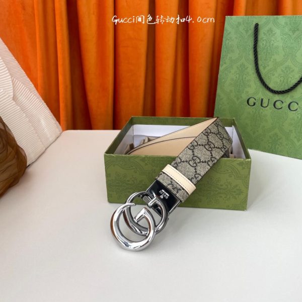 réplica,joyas,joyería,1:1,replica,fake,lujo,barato Gucci nuevo cinturón estampado de pvc