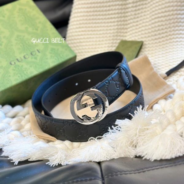 réplica,joyas,joyería,1:1,replica,fake,lujo,barato Gucci clásico ancho 3,7 cm.