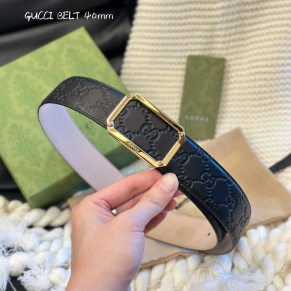 réplica,joyas,joyería,1:1,replica,fake,lujo,barato Gucci clásico ancho 4.0cm