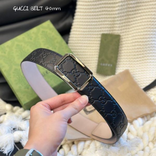 réplica,joyas,joyería,1:1,replica,fake,lujo,barato Gucci clásico ancho 4.0cm
