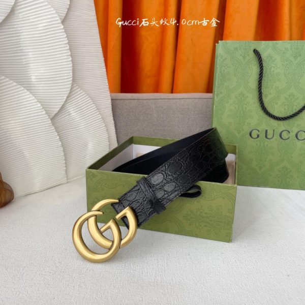 réplica,joyas,joyería,1:1,replica,fake,lujo,barato Ancho del cinturón original Gucci 4,0 cm.