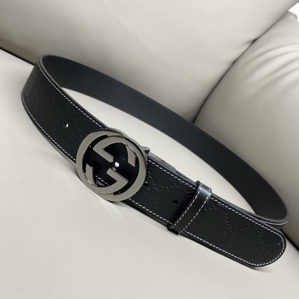 réplica,joyas,joyería,1:1,replica,fake,lujo,barato Cinturón reversible Gucci 3.7
