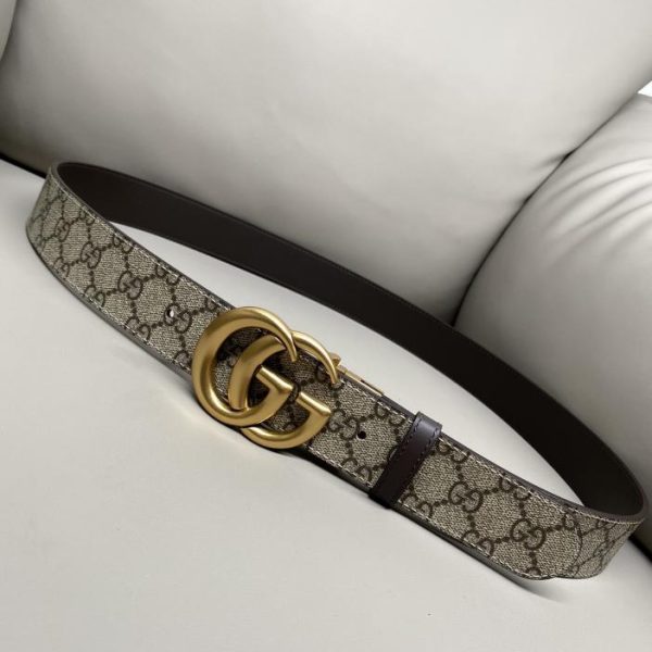 réplica,joyas,joyería,1:1,replica,fake,lujo,barato Cinturón reversible Gucci 3.7