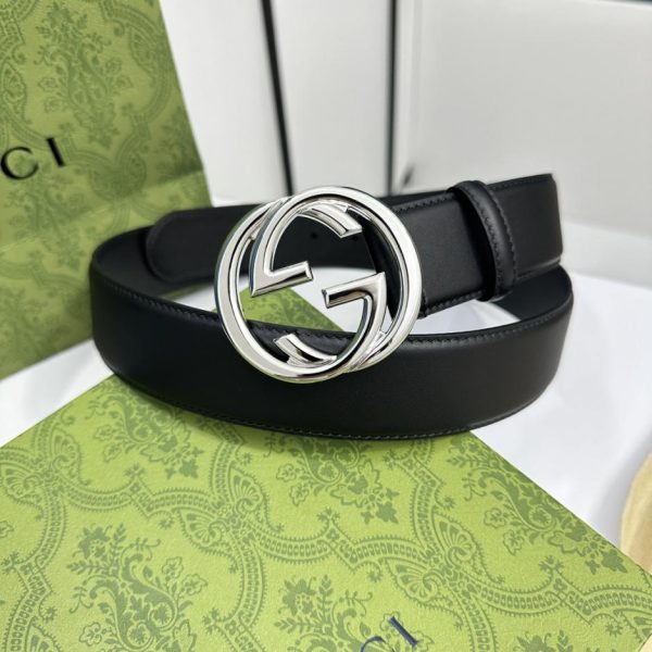 réplica,joyas,joyería,1:1,replica,fake,lujo,barato Gucci ancho 4.0cm doble G entrelazada