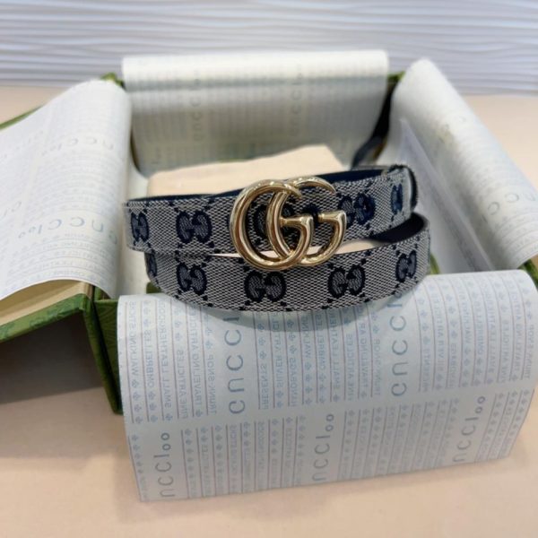 réplica,joyas,joyería,1:1,replica,fake,lujo,barato Hebilla Gucci doble G 2.0 de ancho