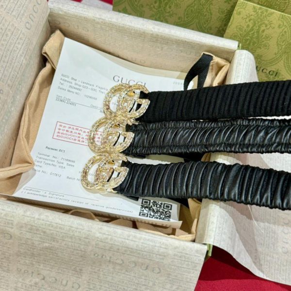 réplica,joyas,joyería,1:1,replica,fake,lujo,barato Hebilla Gucci doble G 2.0 de ancho