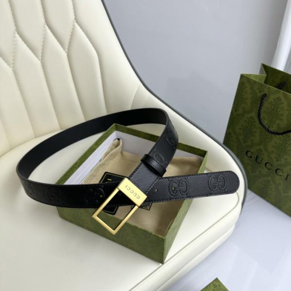 réplica,joyas,joyería,1:1,replica,fake,lujo,barato Ancho de cuero original Gucci 3,5 cm.