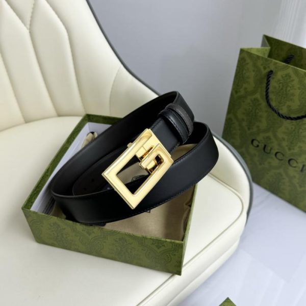 réplica,joyas,joyería,1:1,replica,fake,lujo,barato Ancho de cuero original Gucci 3,5 cm.