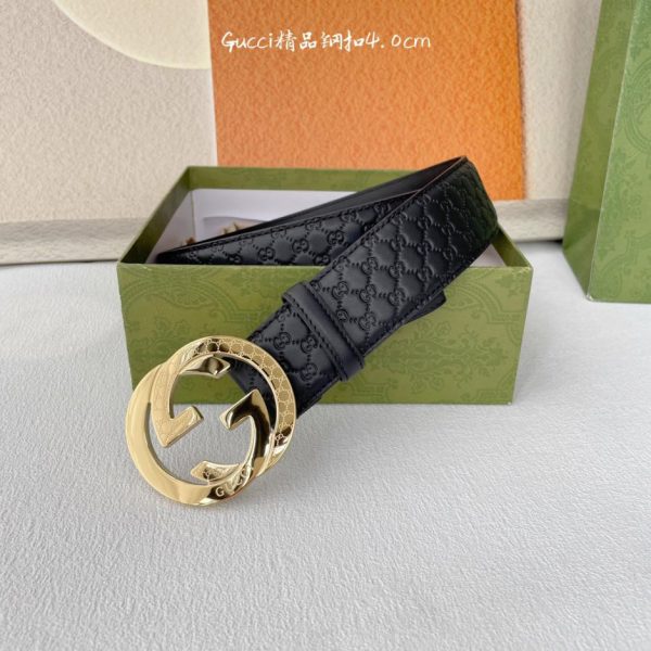 réplica,joyas,joyería,1:1,replica,fake,lujo,barato Gucci clásico ancho 4.0cm
