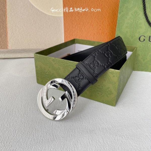 réplica,joyas,joyería,1:1,replica,fake,lujo,barato Gucci clásico ancho 4.0cm