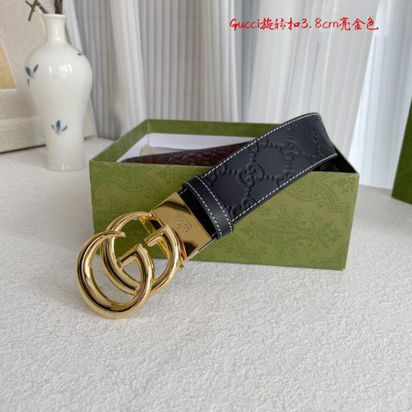 réplica,joyas,joyería,1:1,replica,fake,lujo,barato El nuevo cinturón de cuero repujado de Gucci mide 3,8 cm de ancho