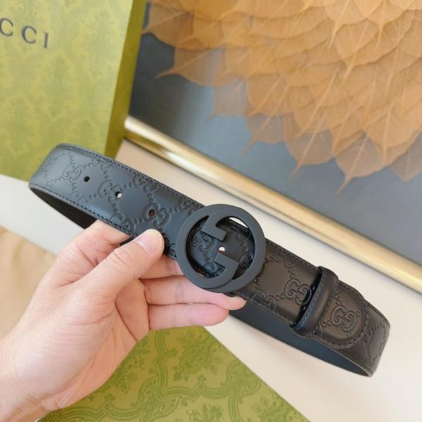 réplica,joyas,joyería,1:1,replica,fake,lujo,barato GUCCI nuevo entrelazado doble G4.0cm