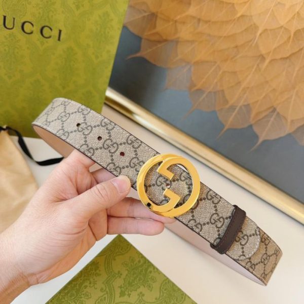 réplica,joyas,joyería,1:1,replica,fake,lujo,barato GUCCI nuevo entrelazado doble G4.0cm