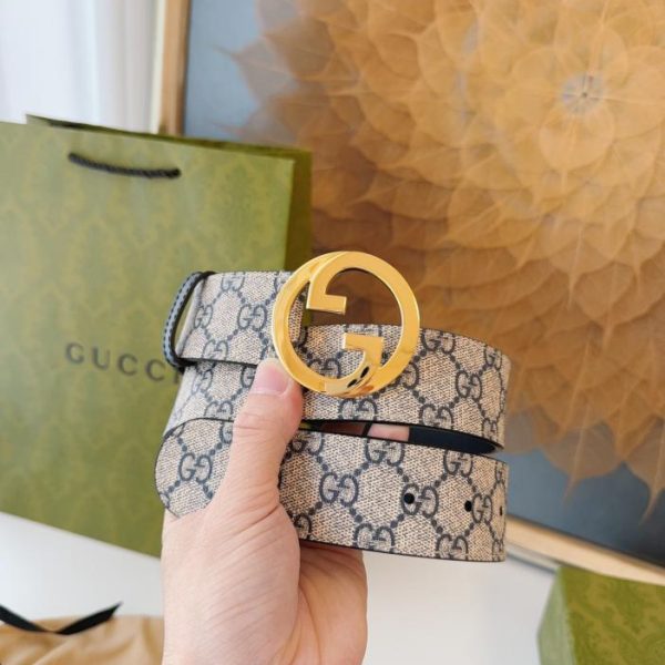 réplica,joyas,joyería,1:1,replica,fake,lujo,barato GUCCI nuevo entrelazado doble G4.0cm