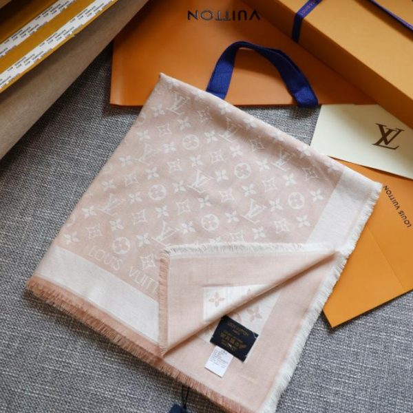 réplica,joyas,joyería,1:1,replica,fake,lujo,barato Louis Vuitton bufanda cuadrada en jacquard tonal