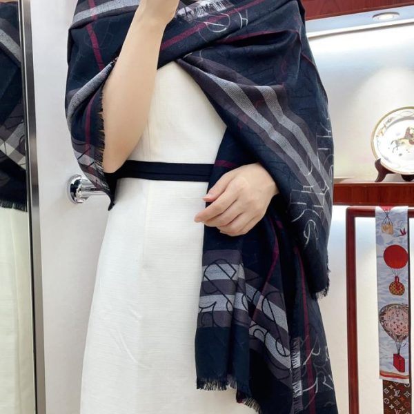 réplica,joyas,joyería,1:1,replica,fake,lujo,barato Burberry nueva bufanda a cuadros