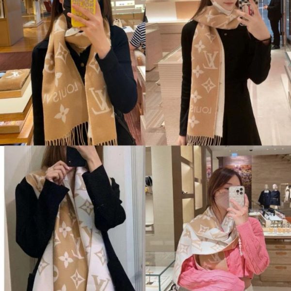 réplica,joyas,joyería,1:1,replica,fake,lujo,barato Louis Vuitton 【Bufanda con logo L】