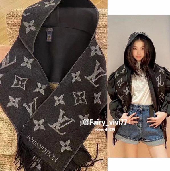 réplica,joyas,joyería,1:1,replica,fake,lujo,barato Bufanda con capucha Louis Vuitton Tigergram