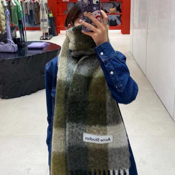 réplica,joyas,joyería,1:1,replica,fake,lujo,barato Bufanda de mohair acné