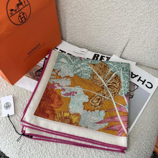 réplica,joyas,joyería,1:1,replica,fake,lujo,barato  bufanda Hermès
