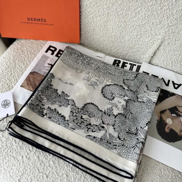 réplica,joyas,joyería,1:1,replica,fake,lujo,barato  bufanda Hermès