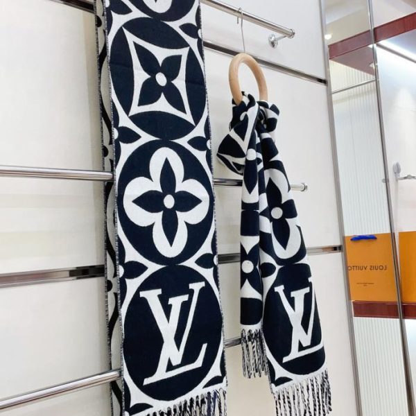 réplica,joyas,joyería,1:1,replica,fake,lujo,barato Bufanda Louis Vuitton letras grandes