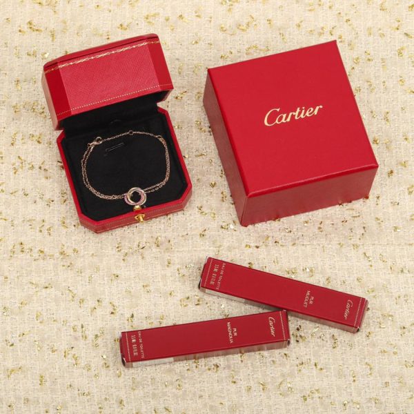 réplica,joyas,joyería,1:1,replica,fake,lujo,barato CartierAnillo Trinity tricolor