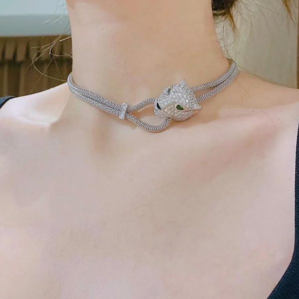 réplica,joyas,joyería,1:1,replica,fake,lujo,barato Pendientes de leopardo de arroz Cartier