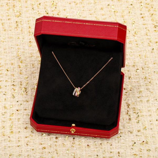 réplica,joyas,joyería,1:1,replica,fake,lujo,barato Collar Cartier Trinity tricolor