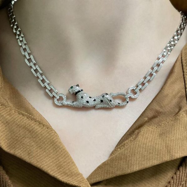 réplica,joyas,joyería,1:1,replica,fake,lujo,barato Collar de guepardo Cartier