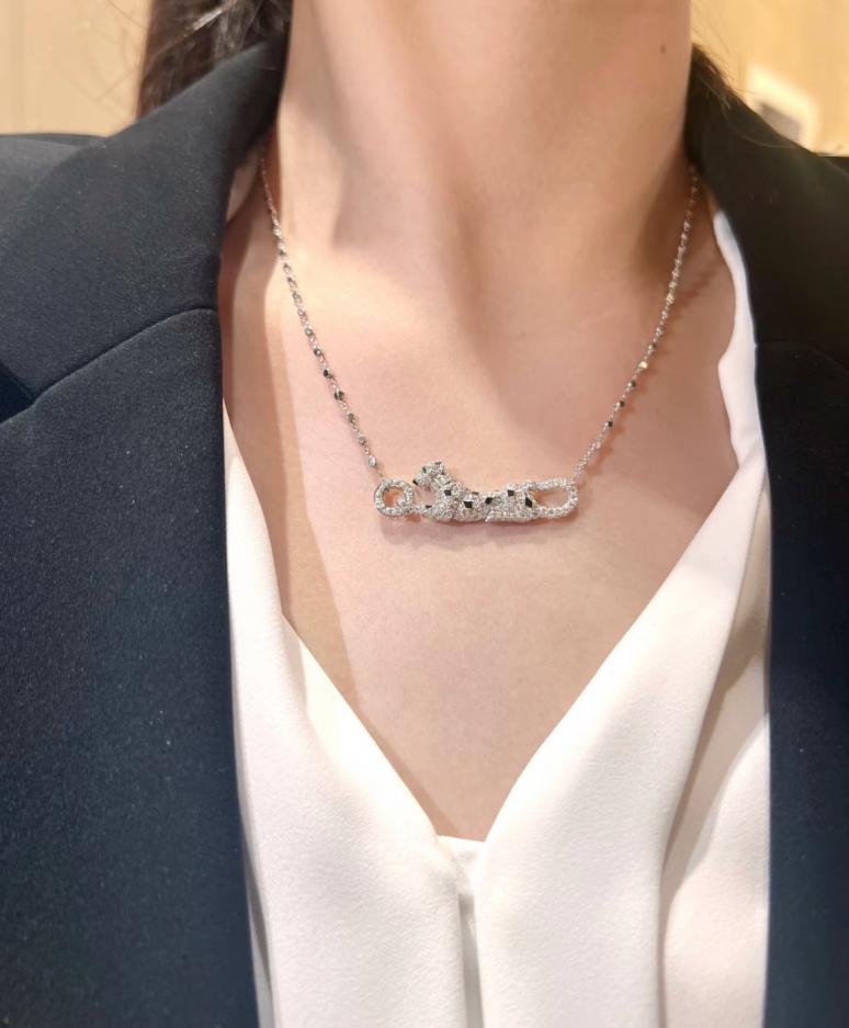 réplica,joyas,joyería,1:1,replica,fake,lujo,barato réplica,joyas,joyería,1:1,replica,fake,lujo,barato Collar de leopardo manchado Cartier