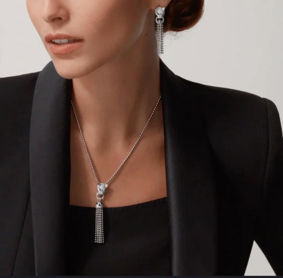 réplica,joyas,joyería,1:1,replica,fake,lujo,barato réplica,joyas,joyería,1:1,replica,fake,lujo,barato Collar de leopardo de arroz Cartier