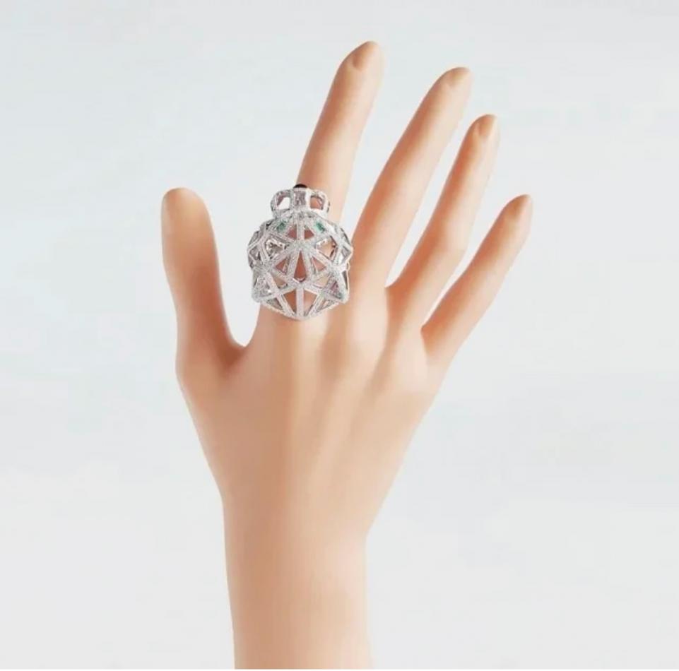 réplica,joyas,joyería,1:1,replica,fake,lujo,barato réplica,joyas,joyería,1:1,replica,fake,lujo,barato Anillo de pantera hueca Cartier